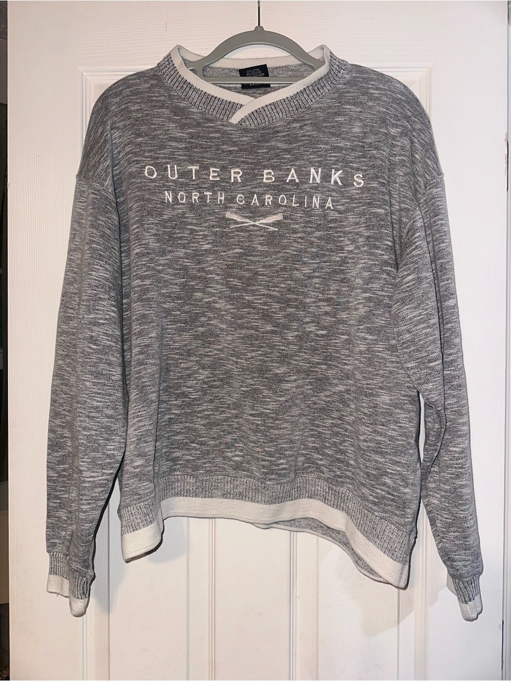 Outer Banks North Carolina Women's Gray Pullover Sweatshirt
